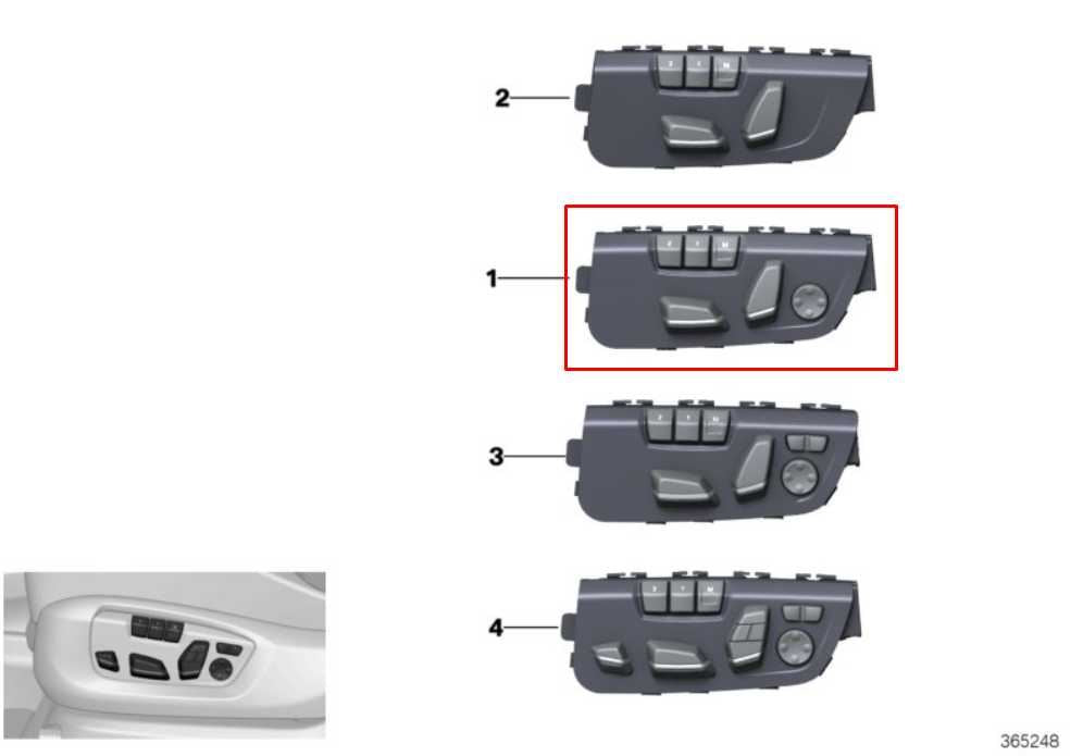 2011-17 BMW X3 xDrive28i Front Right Passenger Side Power Seat Adjustment Switch - Alshned Auto Parts