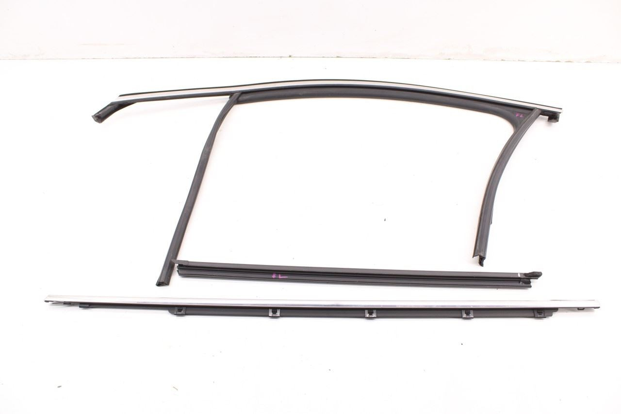 19-23 Hyundai Santa Fe SEL Front Left Door Run Channel w/ Belt Weatherstrip Set - Alshned Auto Parts