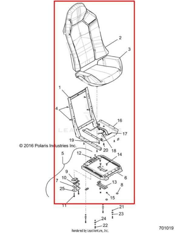 17-23 Polaris RZR XP 1000 Passenger Right and Driver Left Side Seat Complete Set - Alshned Auto Parts