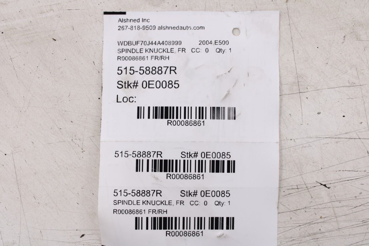 2003-2006 Mercedes-Benz E500 Front Right Side Spindle Knuckle Hub 211-330-65-20 - Alshned Auto Parts
