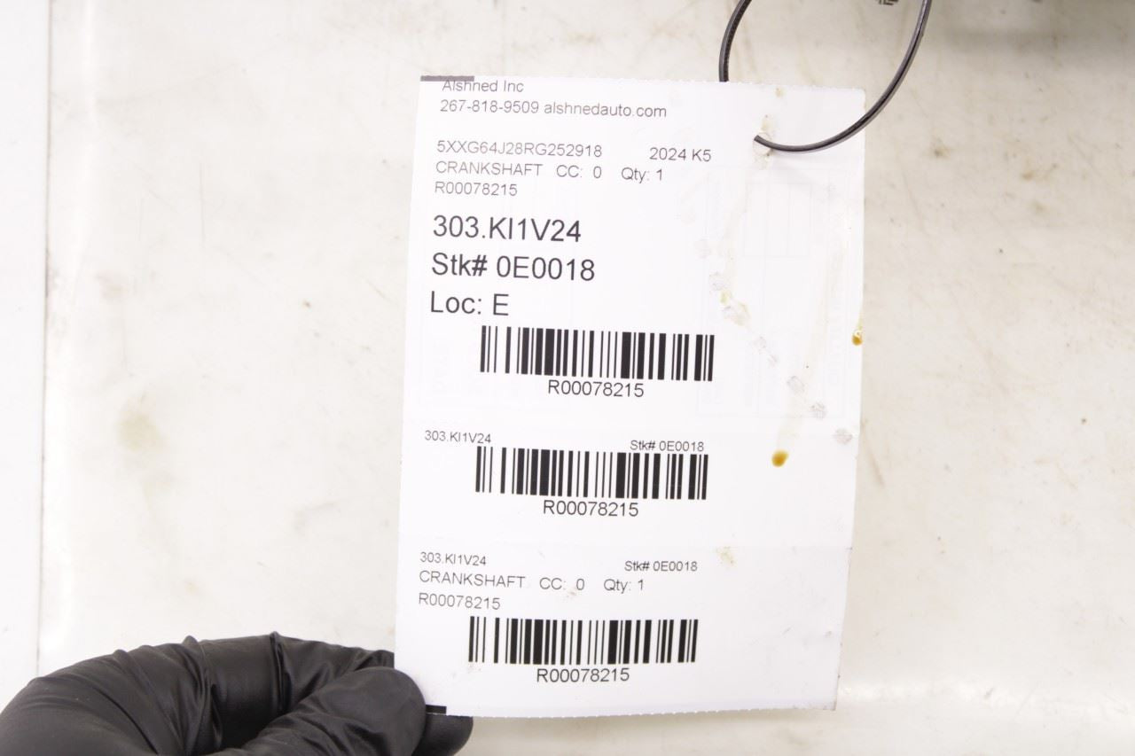 2021-2024 Kia K5 GT-Line 1.6L Engine Crankshaft 34K 399L6-2MK00 OEM - Alshned Auto Parts