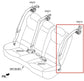 16-20 Hyundai Elantra SE 2.0L Rear Driver Left Side 2nd Row Seat Belt Retractor - Alshned Auto Parts