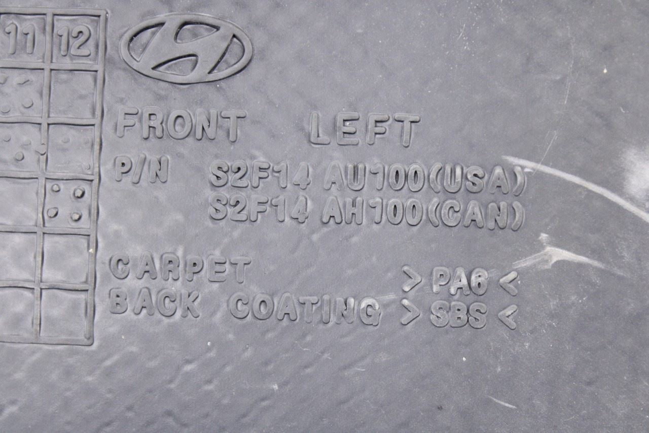 2021-23 Hyundai Santa Fe SEL Front Rear RH and LH Interior Carpet Floor Mats Set3