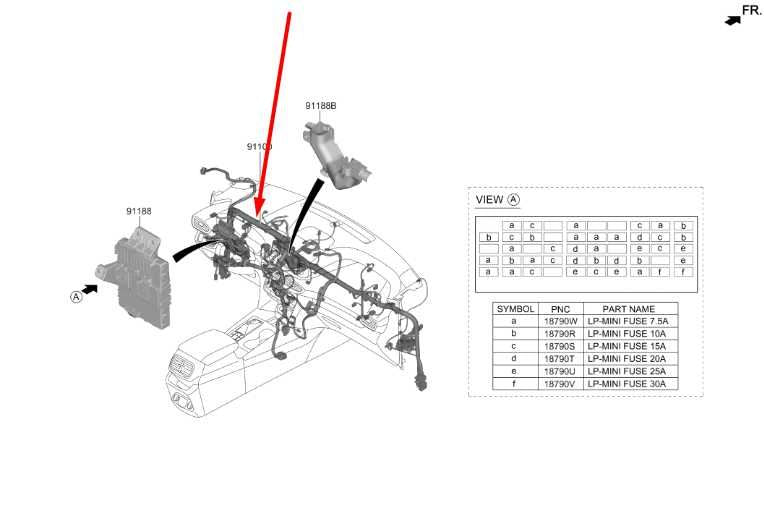 2019-20 Hyundai Santa Fe SEL Dash Instrument Panel Wire Harness 91100-S2690 OEM - Alshned Auto Parts