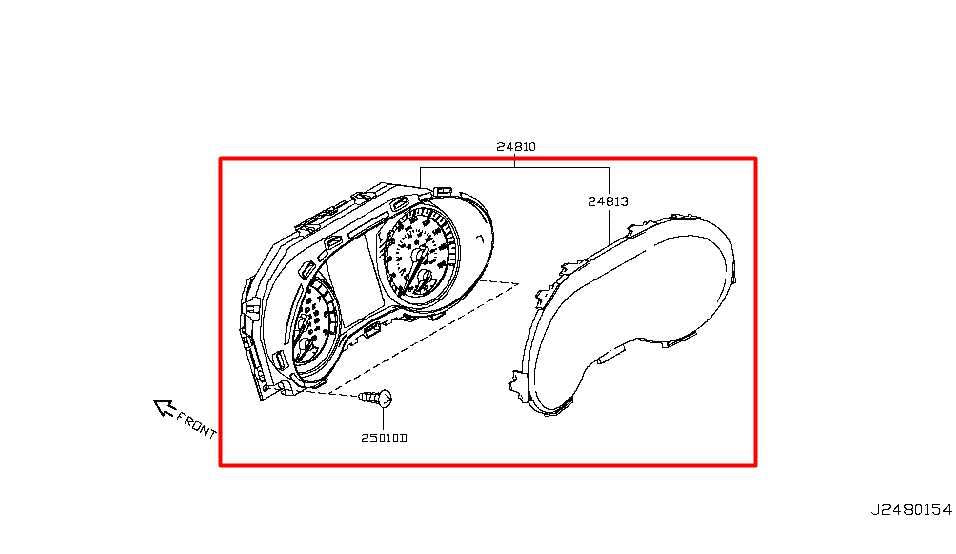 16-17 Infiniti Q50 Premium RWD Speedometer Gauge Instrument Cluster 148K Mileage - Alshned Auto Parts