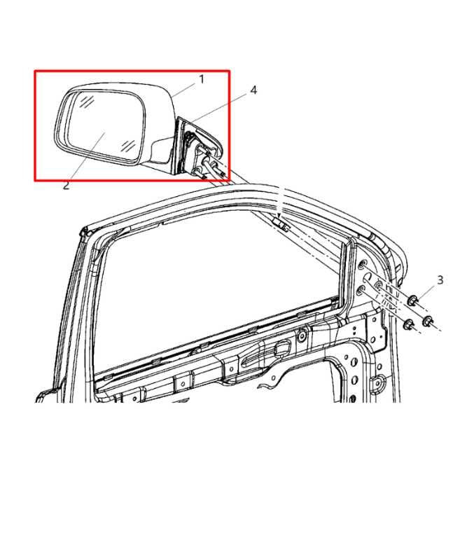 2011-22 Dodge Durango SXT 3.6L Driver Left Side Rear View Mirror 5SH43AXRAB OEM - Alshned Auto Parts