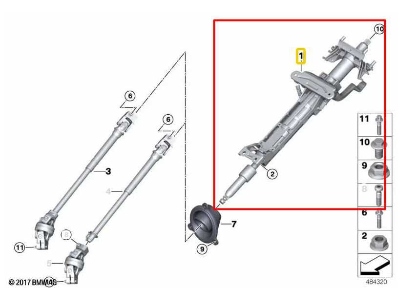 23-25 BMW 430i xDrive Gran Coupe 2.0L Manual Adjustment Steering Column Assembly - Alshned Auto Parts