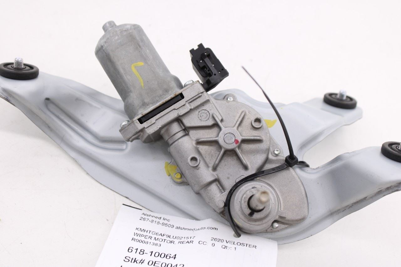 2019-2021 Hyundai Veloster Rear Liftgate Back Window Wiper Motor 98700-J3000 OEM8