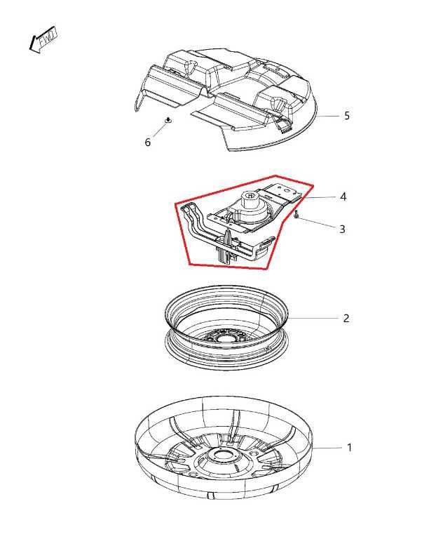 2008-2020 Dodge Grand Caravan GT Spare Wheel Tire Carrier Hoist Winch 5109667AG1