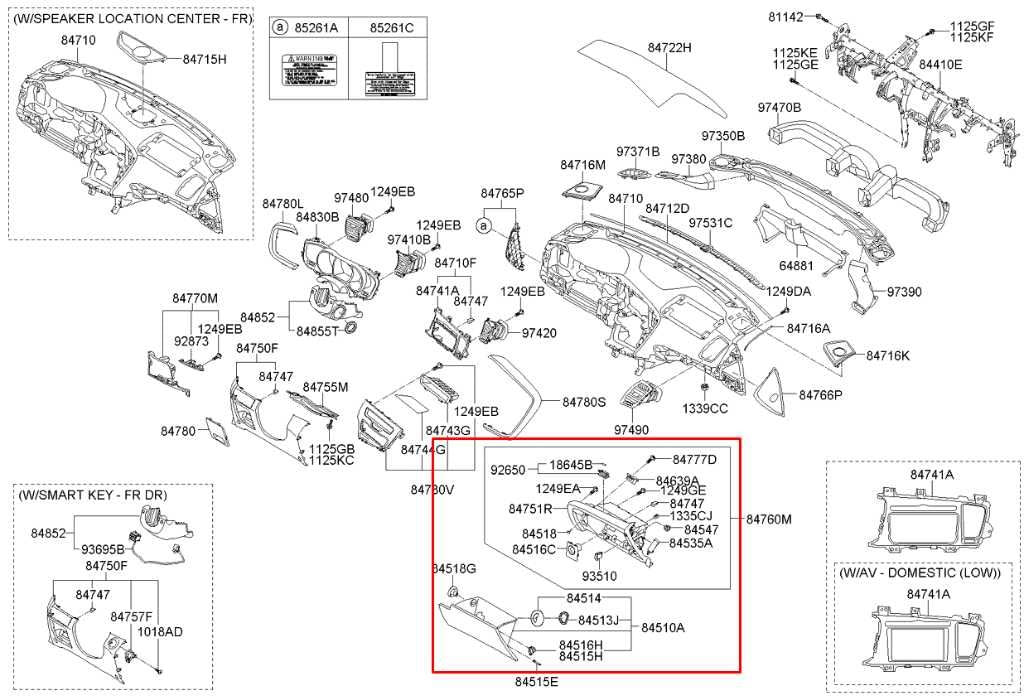 2011-2015 Kia Optima LX 2.4L FWD Glove Box Storage Compartment 845104C000UP OEM - Alshned Auto Parts