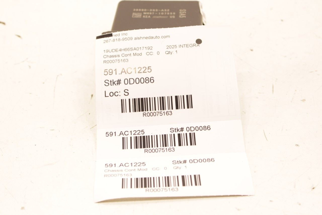 2025 Acura Integra A-Spec Network Gateway Control Module 38890-3S5-A52 OEM - Alshned Auto Parts
