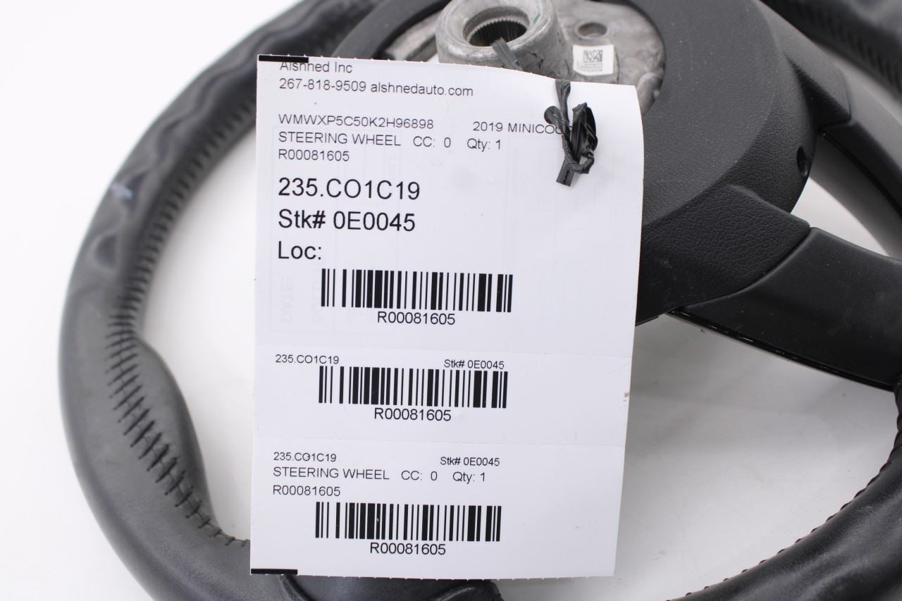 2015-2021 Mini Hardtop Cooper 1.5L FWD Steering Wheel Leather w/ Control Buttons - Alshned Auto Parts