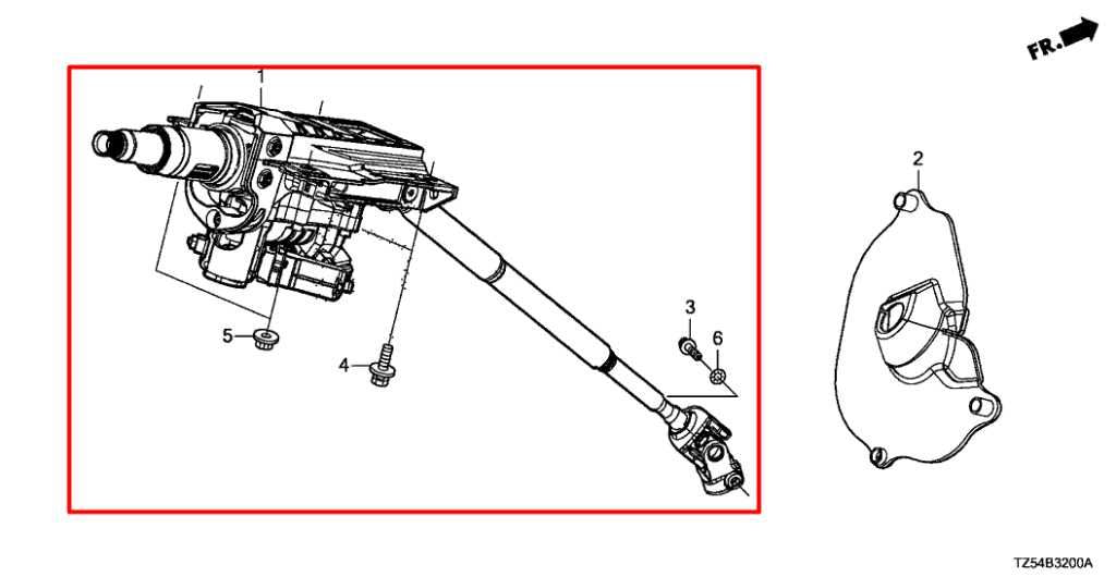 2016-20 Acura MDX w/ Technology Pkg 3.5L Steering Column Assembly 53200-TZ5-A62 - Alshned Auto Parts