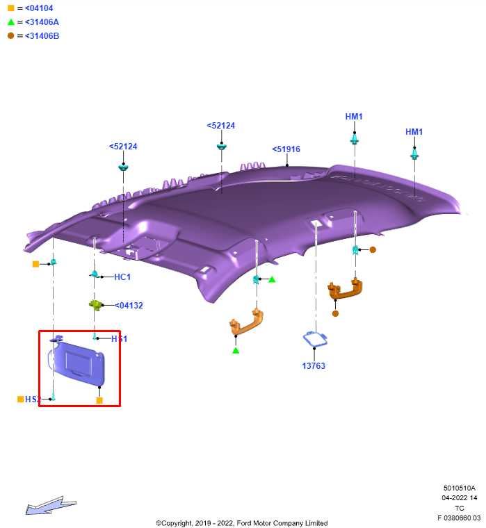 2023-26 Ford Escape ST-Line Front RH and LH Side Sun Visor w/ Illuminated Mirror - Alshned Auto Parts