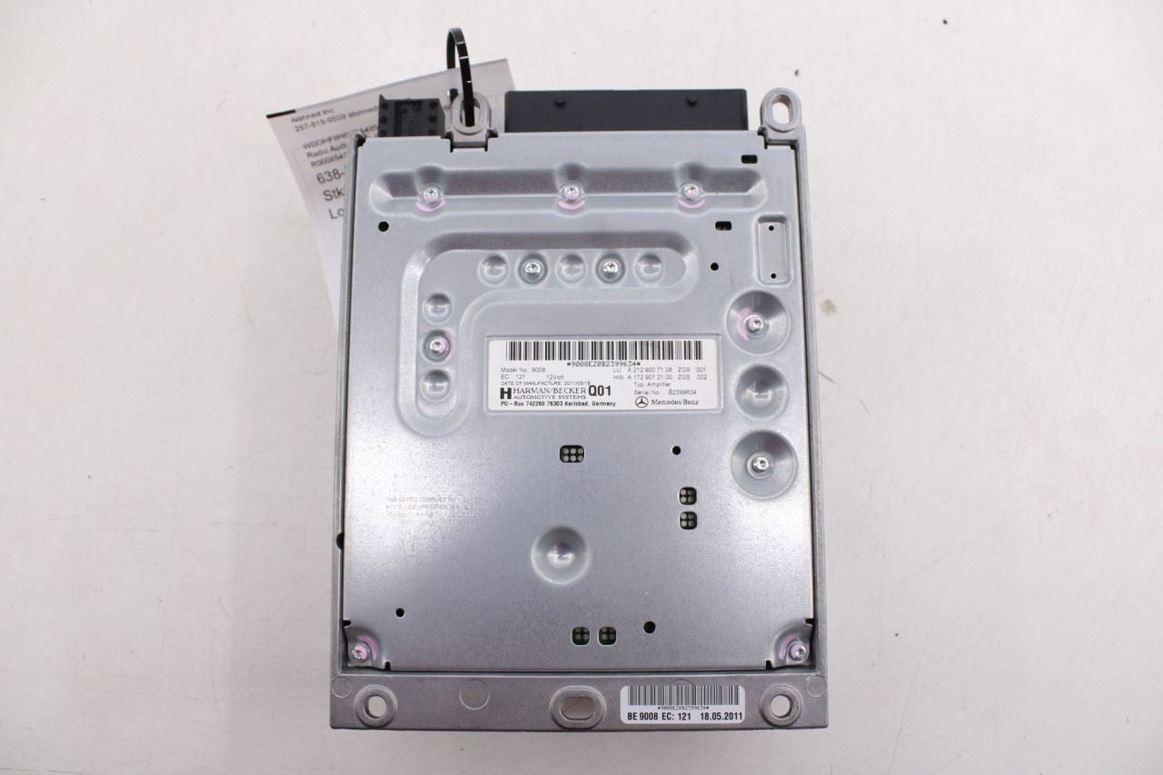 2010-2012 Mercedes-Benz E 350 Luxury 4Matic Harman Sound System Amplifier Amp6