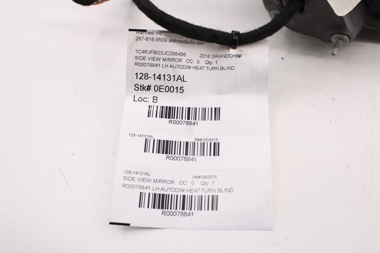 2011-2021 Jeep Grand Cherokee Limited 3.6L 4WD Driver Left Side Rear View Mirror - Alshned Auto Parts