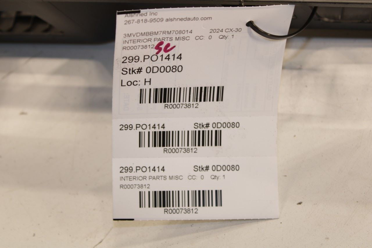 2020-2025 Mazda CX-30 2.5 S Rear Liftgate Lower Gate Cover Panel DGH9-68-960 OEM - Alshned Auto Parts