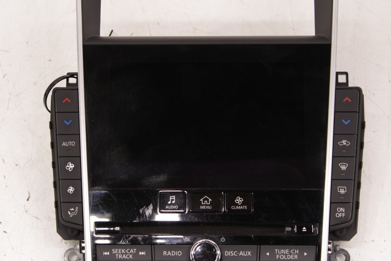 2015-2019 Infiniti Q50 Premium Radio Faceplate Climate Control Panel w/ Display - Alshned Auto Parts