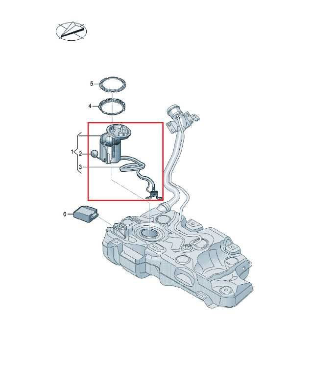 2018-2025 Volkswagen Atlas SE 3.6L In Tank Fuel Pump Assembly 3QF919051E OEM - Alshned Auto Parts