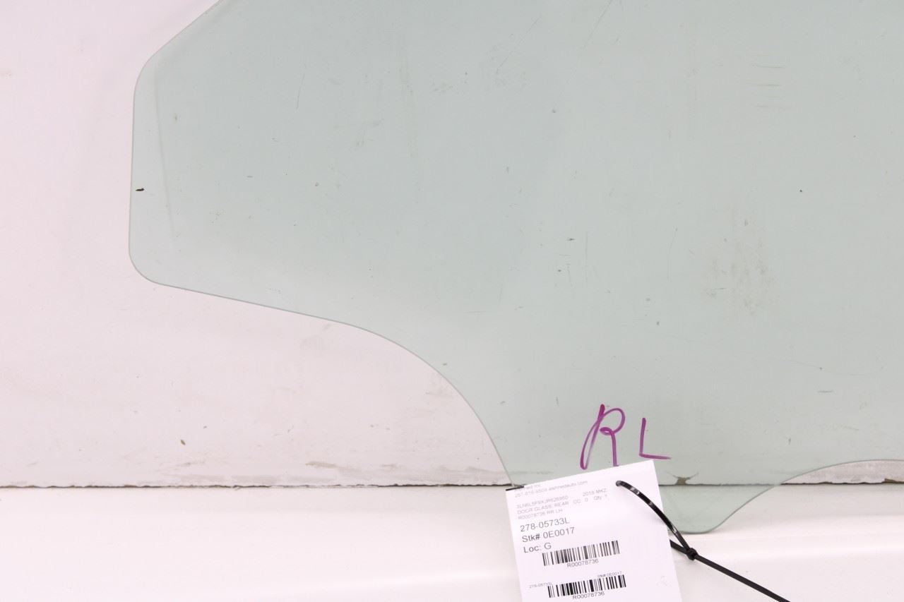 2013-2020 Lincoln MKZ Reserve Rear Left Side Door Window Glass DP53-F25713-A OEM - Alshned Auto Parts