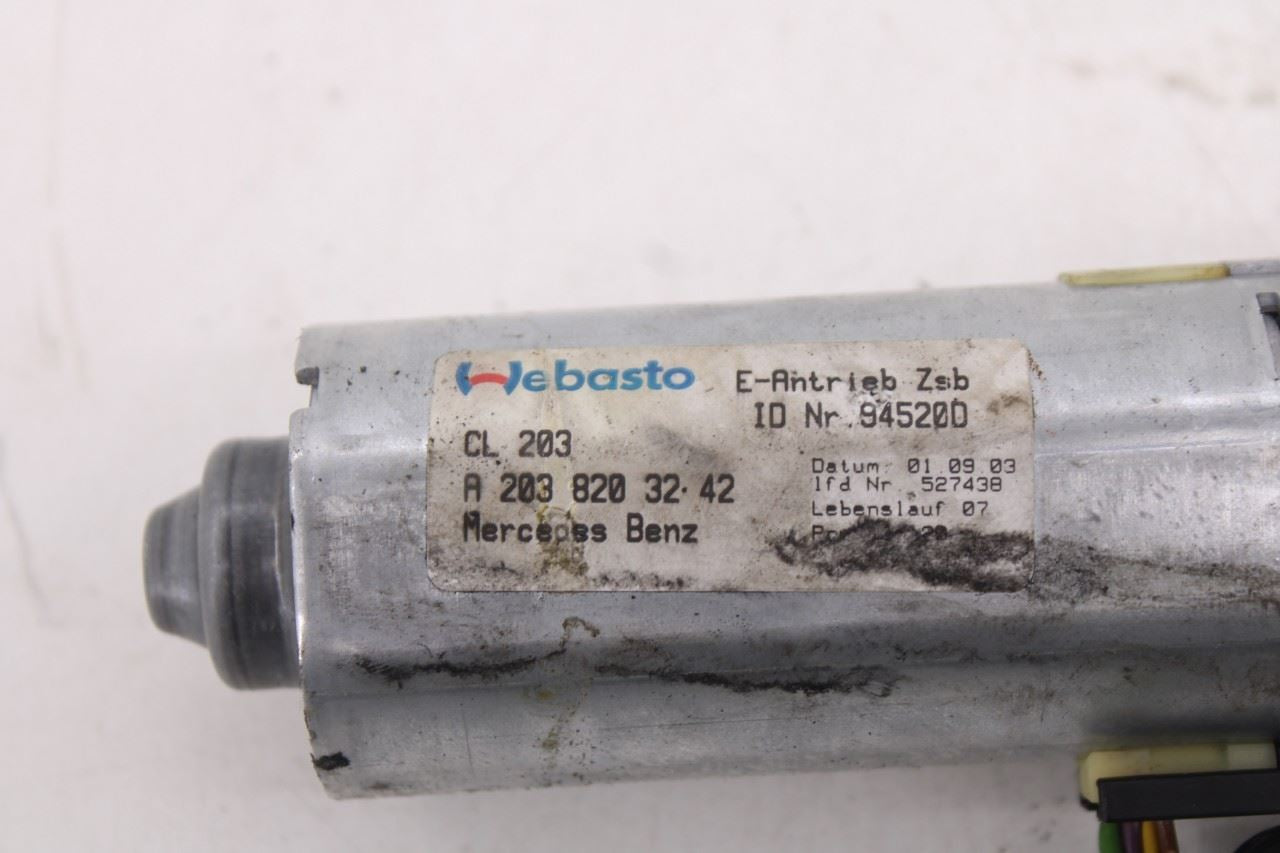 2003-06 Mercedes-Benz E500 Upper Roof Power Sliding Glass Sunroof Motor Set of 211