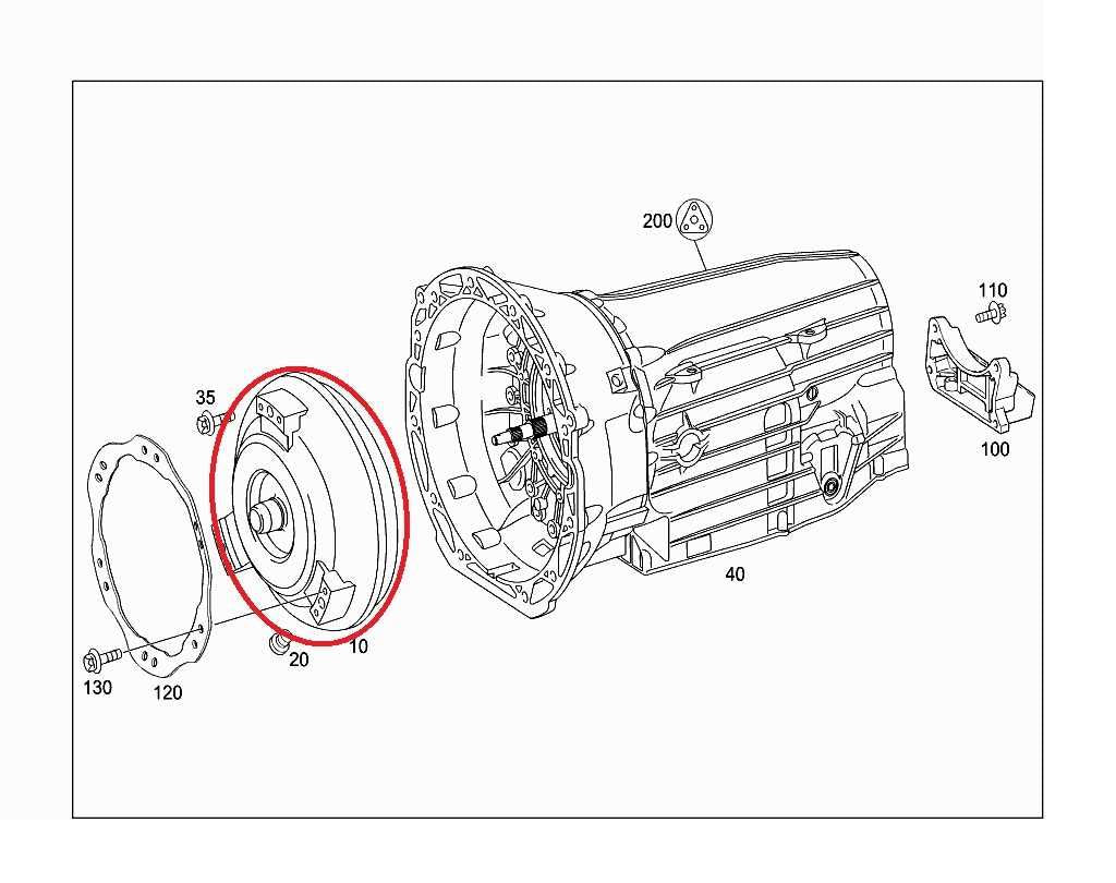 08-12 Mercedes-Benz C350 Sport 3.5L RWD Transmission Torque Converter 2212501802 - Alshned Auto Parts