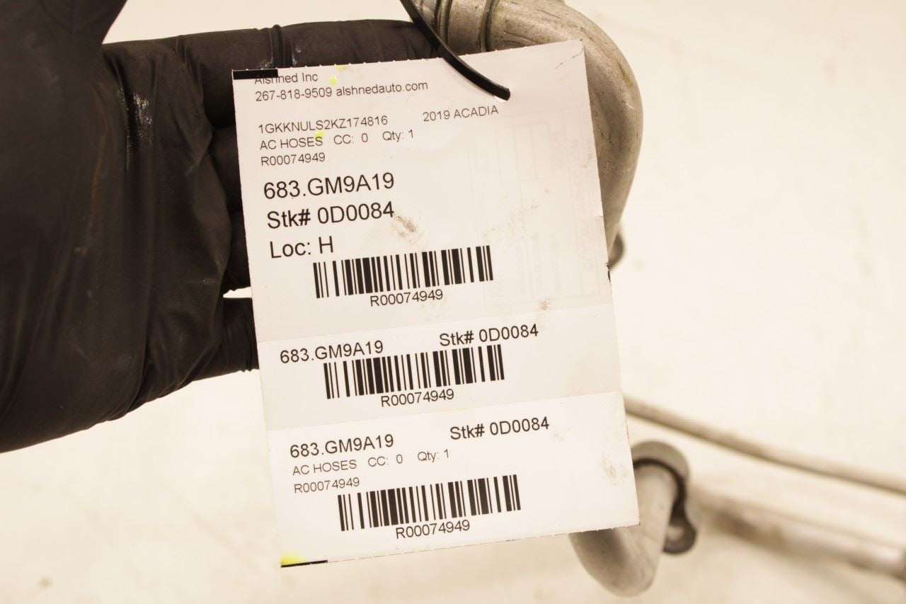 17-23 GMC Acadia SLT-1 3.6L AC Conditioning Refrigerant Heat Exchanger Line Hose - Alshned Auto Parts