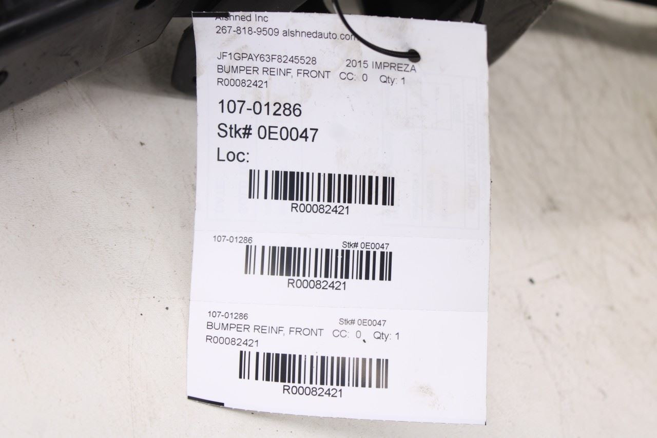 2014-2016 Subaru Impreza Sport Premium Front Bumper Reinforcement Impact Bar OEM16