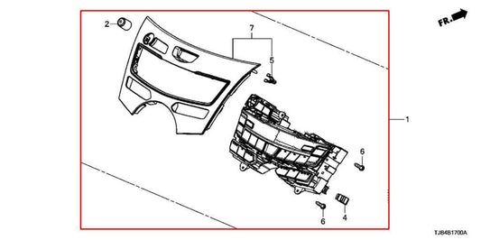 19-2024 Acura RDX SH-AWD Dash Audio AC Heater Temperature Climate Control Panel - Alshned Auto Parts
