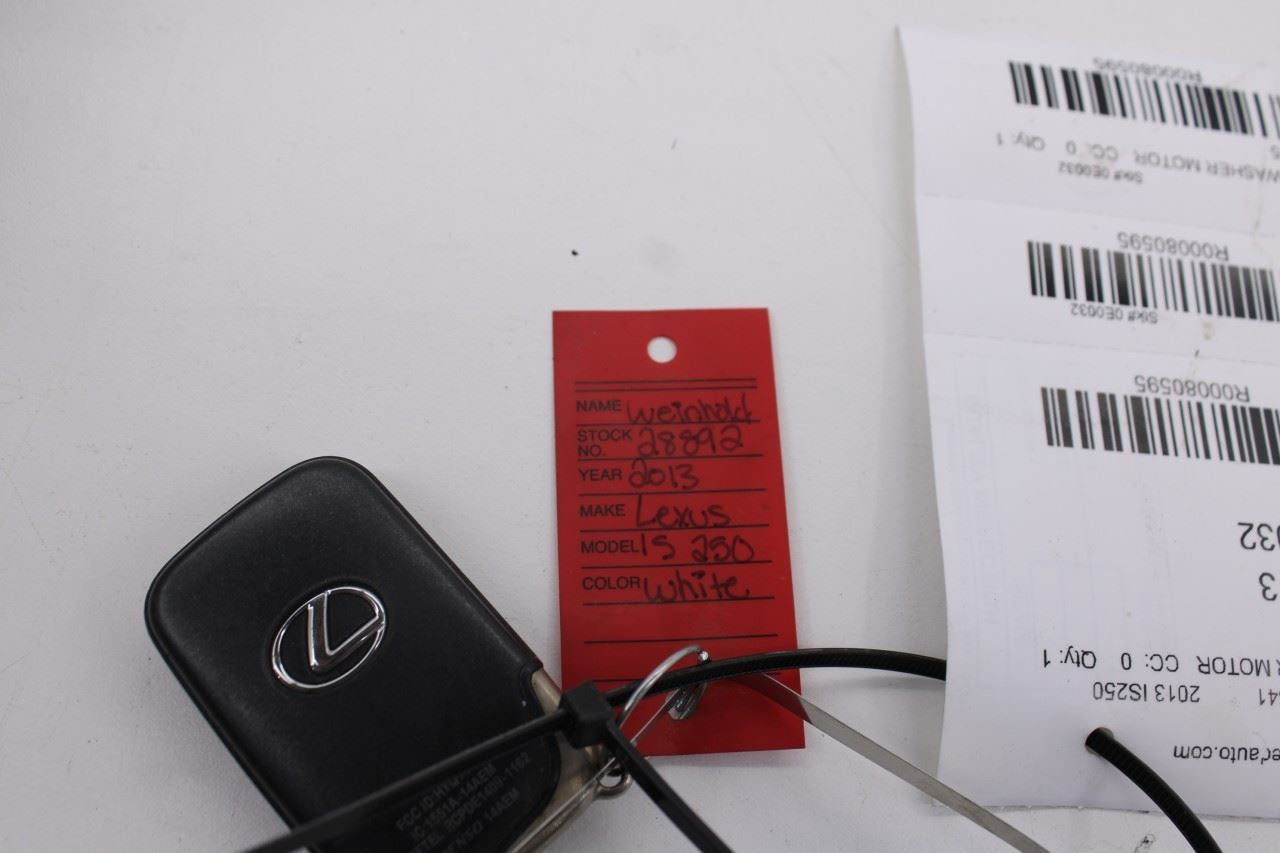 11-15 Lexus IS250 Smart Key Keyless Remote Entry Fob Transmitter 89904-30C60 OEM7