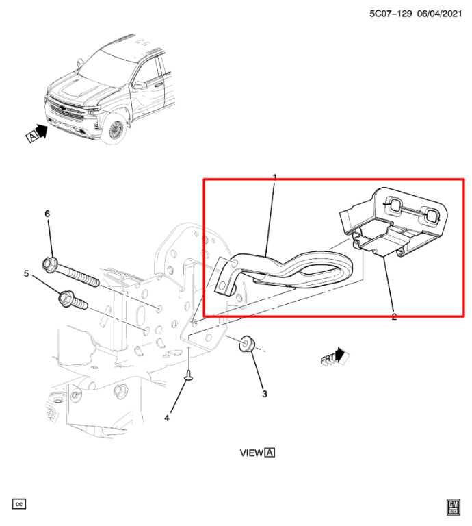 2022-24 Chevrolet Silverado LT-L Body Frame Front RH LH Towing Tie Down Hook Set - Alshned Auto Parts