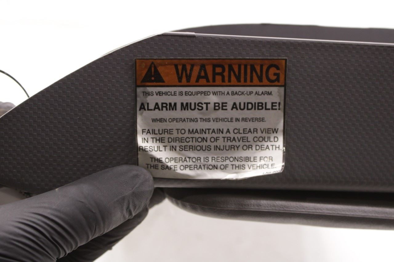 12-20 Isuzu NPR HD 6.0L Front Passenger Right Side Sun Visor w/ Header Roof Tray - Alshned Auto Parts