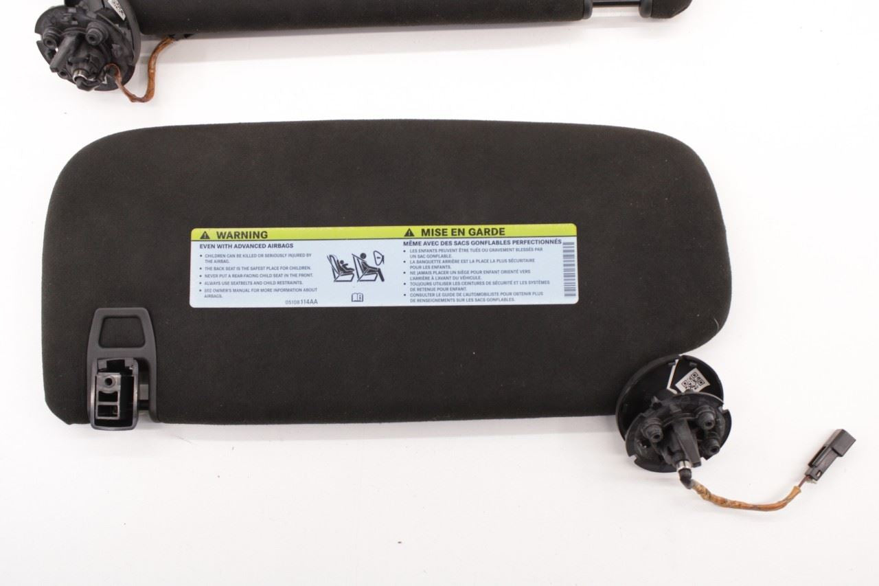 14-21 Jeep Grand Cherokee Summit Front RH LH Sun Visor Set w/ Illuminated Mirror - Alshned Auto Parts