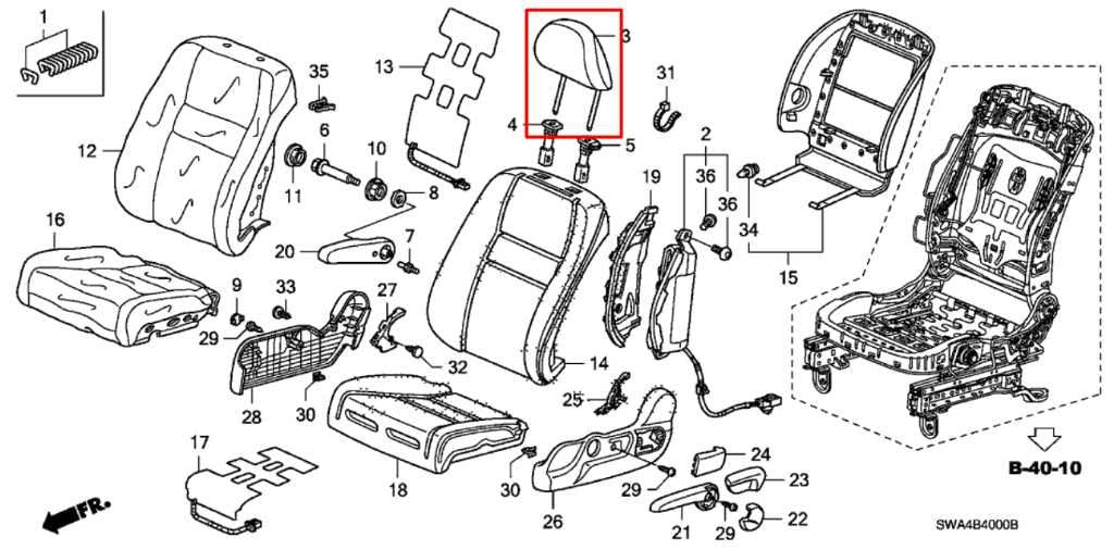 2007-2009 Honda CR-V LX 2.4L Front Right or Left Side Seat Headrest Cloth *ReaD* - Alshned Auto Parts
