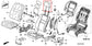 2007-2009 Honda CR-V LX 2.4L Front Right or Left Side Seat Headrest Cloth *ReaD* - Alshned Auto Parts
