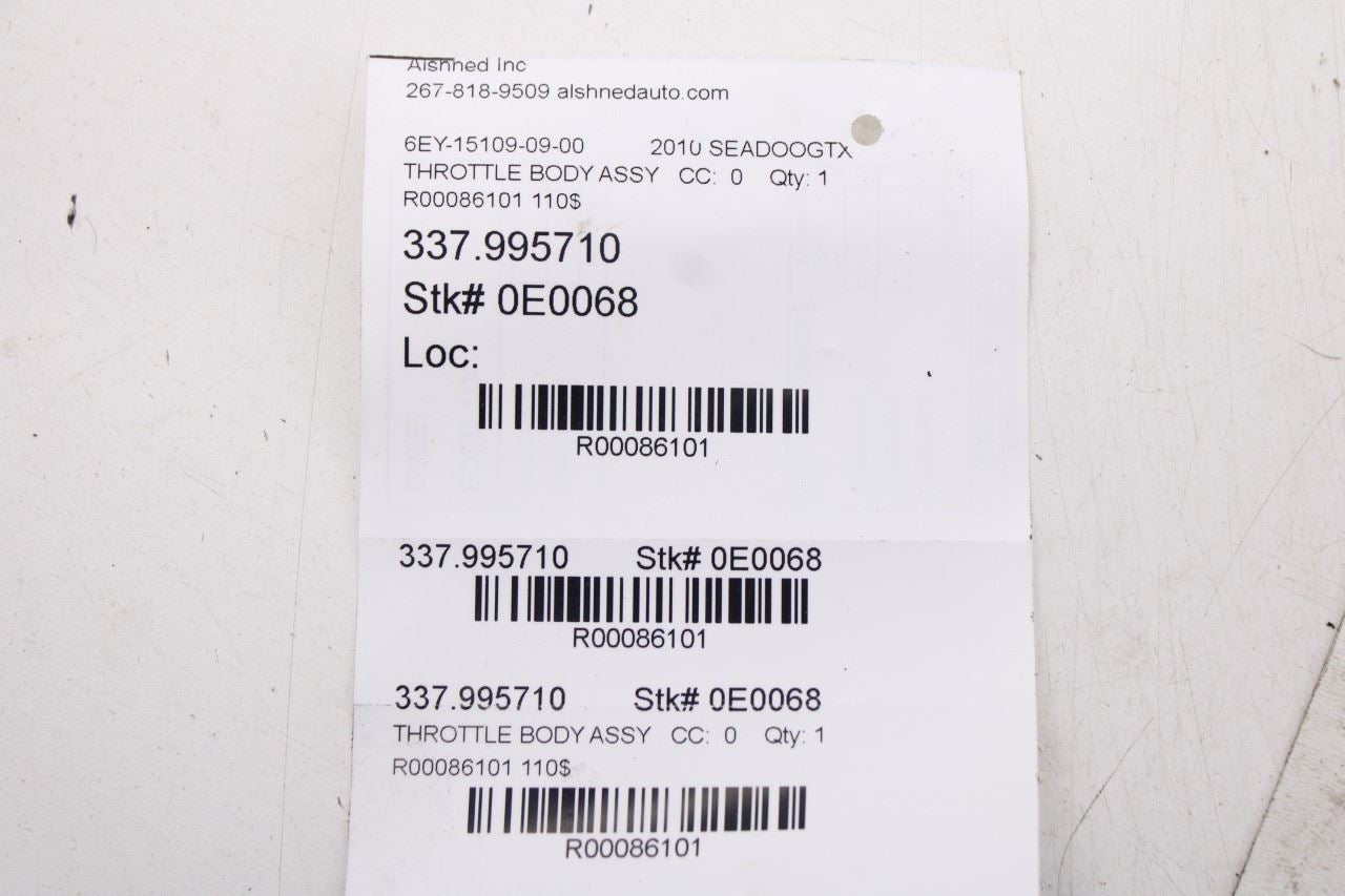 2010-2011 SeaDoo/BRP GTX IS (215) Fuel Injection Throttle Body 420892591 OEM12