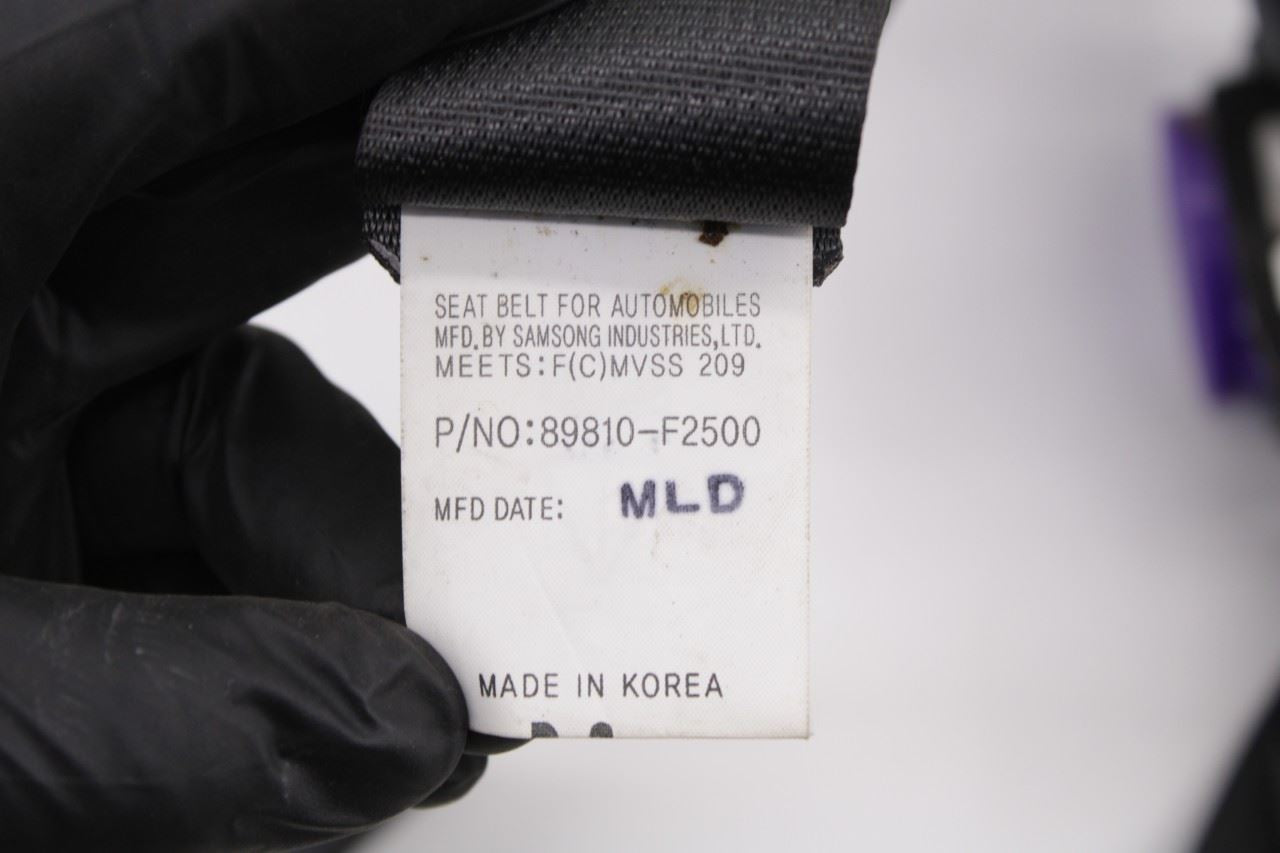 16-20 Hyundai Elantra Rear RH LH Side and Center 2nd Row Seat Belt Retractor Set - Alshned Auto Parts