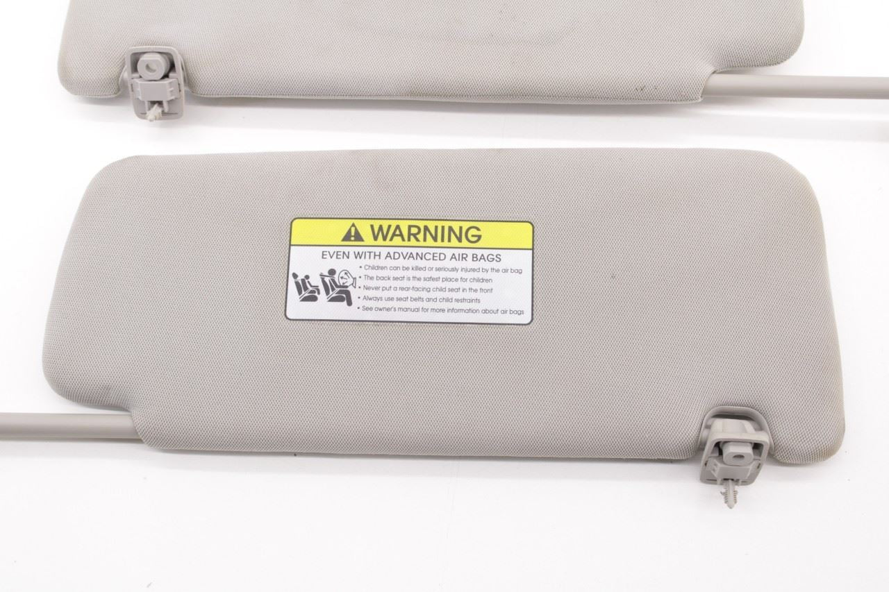 2016-20 Kia Optima LX Front Right Left Side Sun Visor Set w/ Illuminated Mirror - Alshned Auto Parts