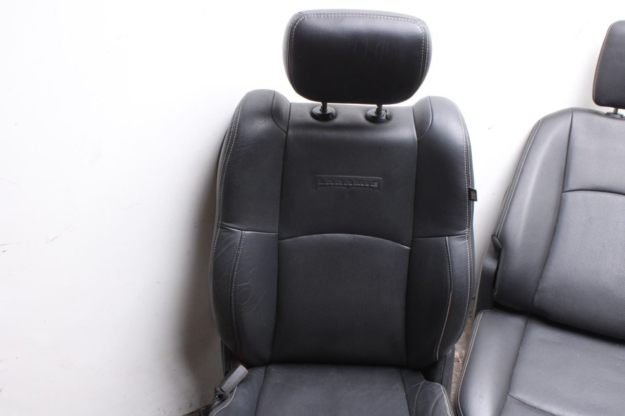 13-17 Ram 1500 Laramie Crew Cab Front and Rear 2nd Row Seat Full Complete *ReaD* - Alshned Auto Parts