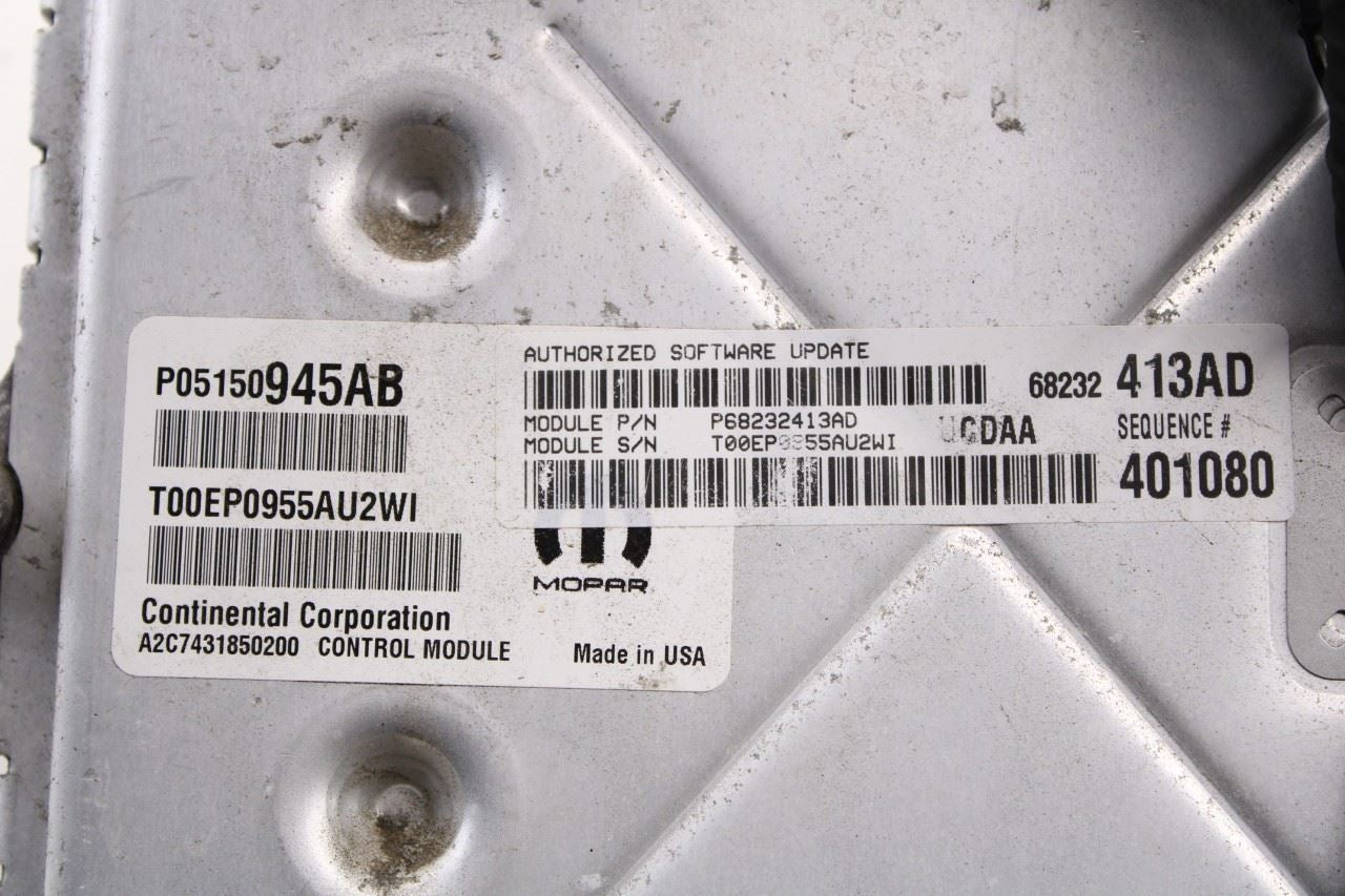 2015 RAM 1500 Laramie 5.7L Engine Computer Control Module ECU ECM 5150945AB OEM - Alshned Auto Parts