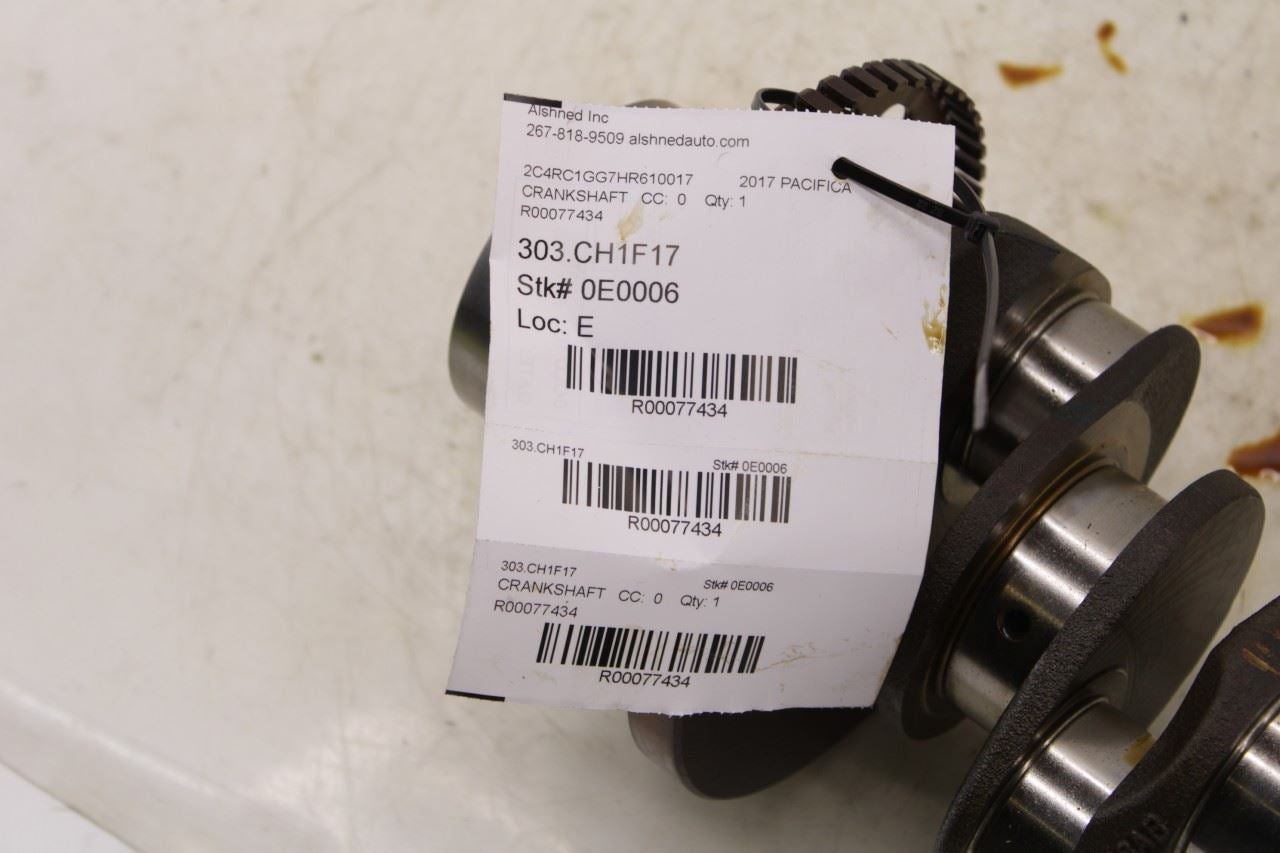 2017-2024 Chrysler Pacifica Limited 3.6L Engine Motor Crankshaft 93K 05184324AE - Alshned Auto Parts