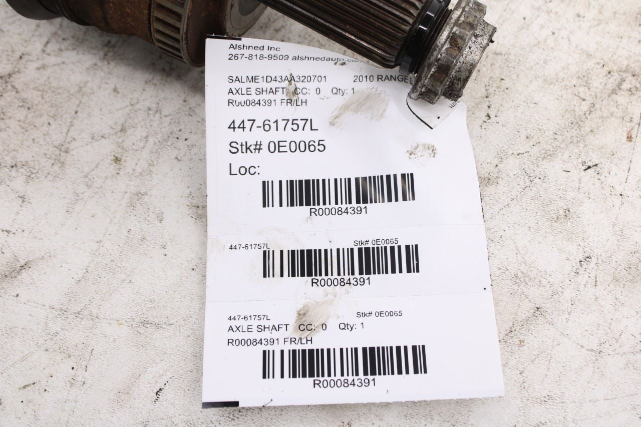 2003-12 Land Rover Range Rover HSE 4x4 Front Left Side CV Axle Drive Half Shaft - Alshned Auto Parts