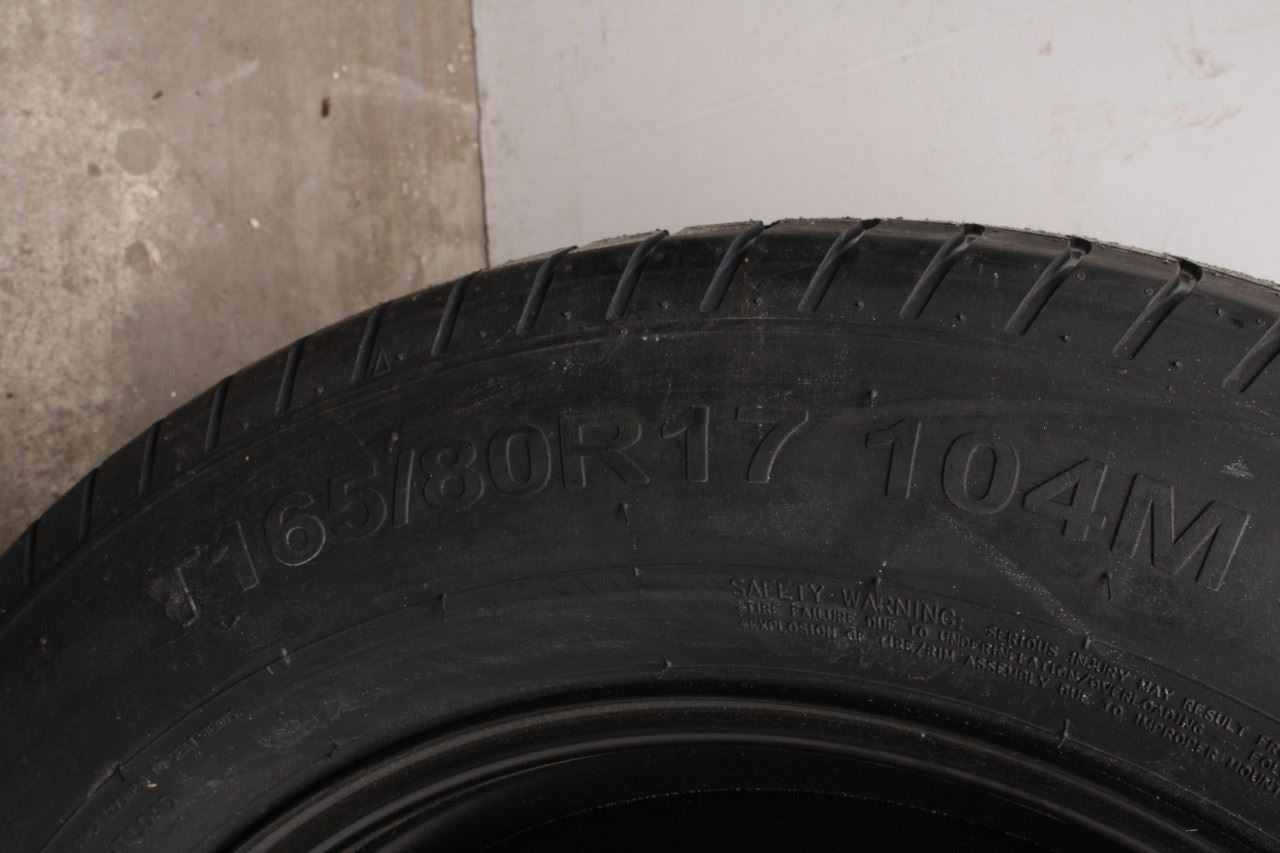 2018-25 Volkswagen Atlas S Spare Wheel Tire GT Radial T165/80R17 104M 3QF601027 - Alshned Auto Parts