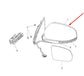 2014-2022 Jeep Cherokee Left Driver Side Power Rear View Mirror 68325339AA OEM - Alshned Auto Parts