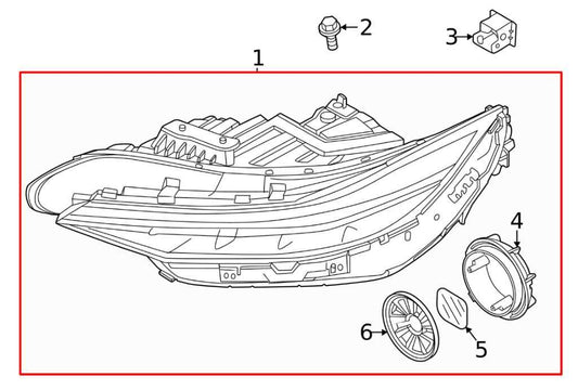 24-25 Hyundai Elantra SE Front Driver Left Side LED Headlight Lamp *ReaD*ASIS* - Alshned Auto Parts