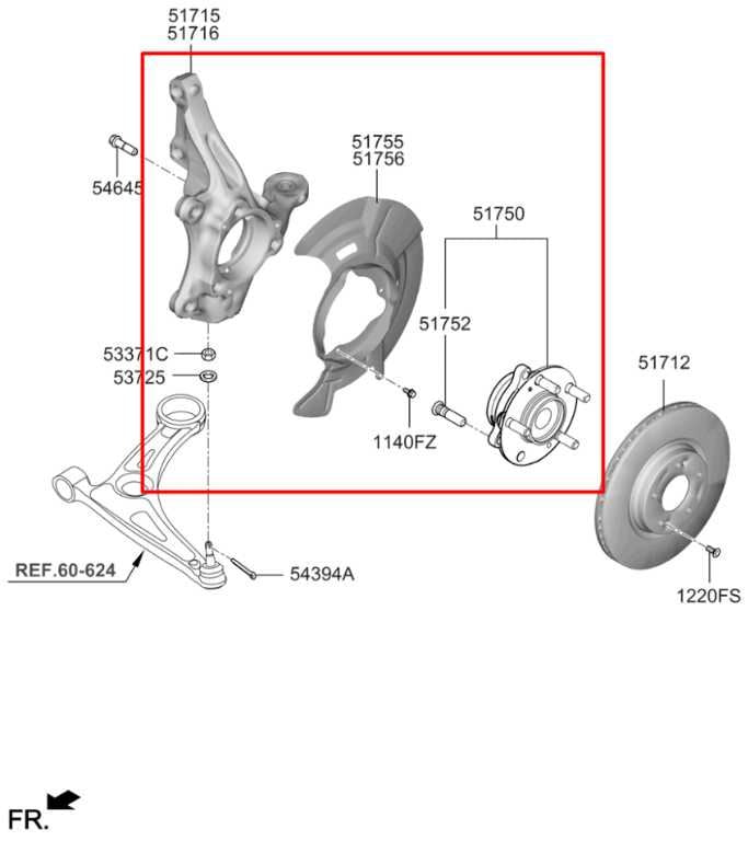19-21 Hyundai Veloster 2.0L FWD Front Suspension Right Side Spindle Knuckle Hub - Alshned Auto Parts
