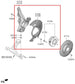 19-21 Hyundai Veloster 2.0L FWD Front Suspension Right Side Spindle Knuckle Hub - Alshned Auto Parts