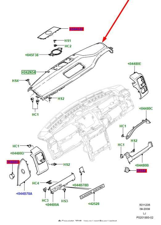 10-12 Land Rover Range Rover HSE Dash Instrument Panel Upper Cover LR009175 OEM - Alshned Auto Parts