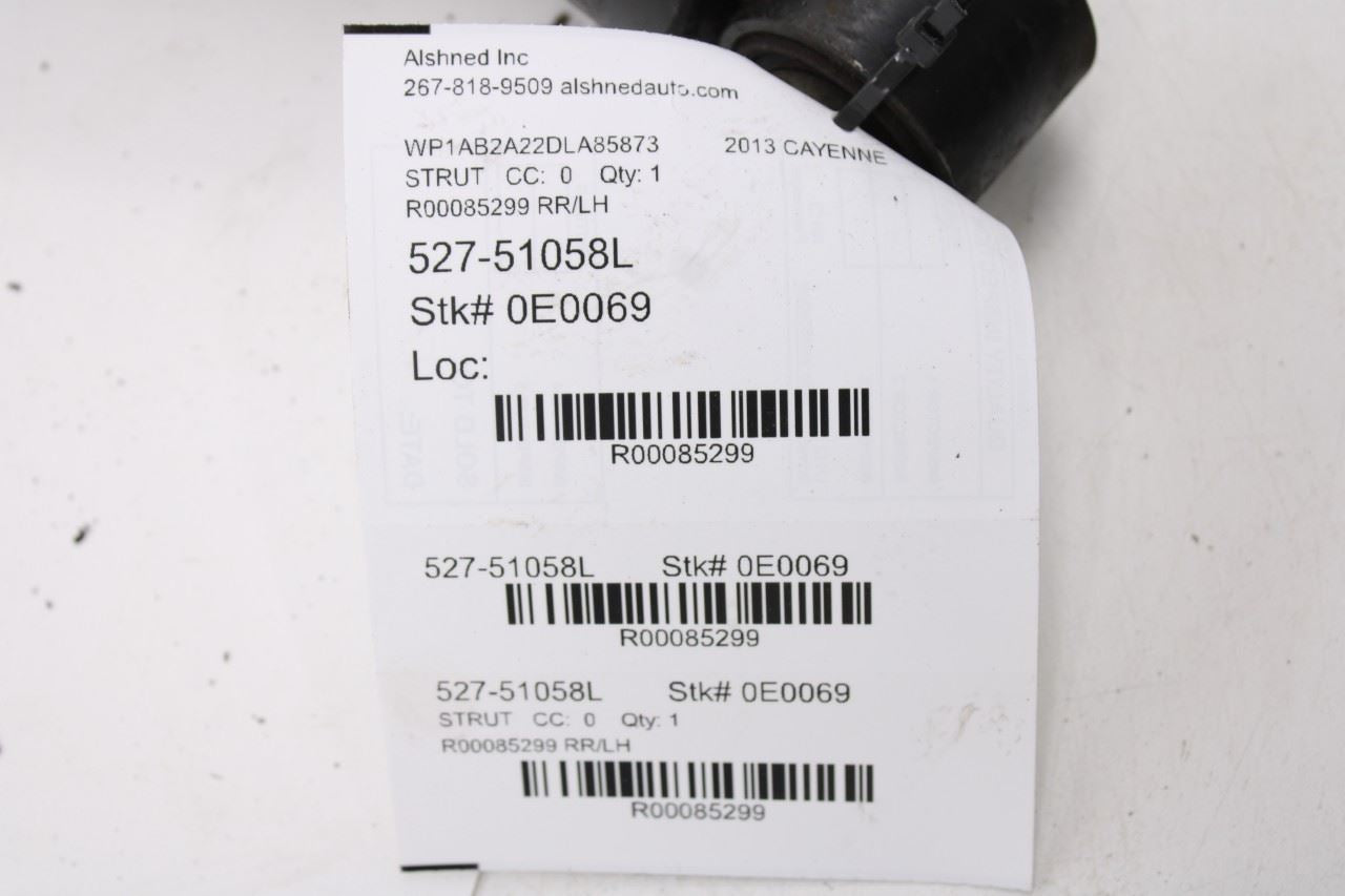 2011-2014 Porsche Cayenne S 4.8L AWD Rear Left Driver Side Shock Strut Absorber11