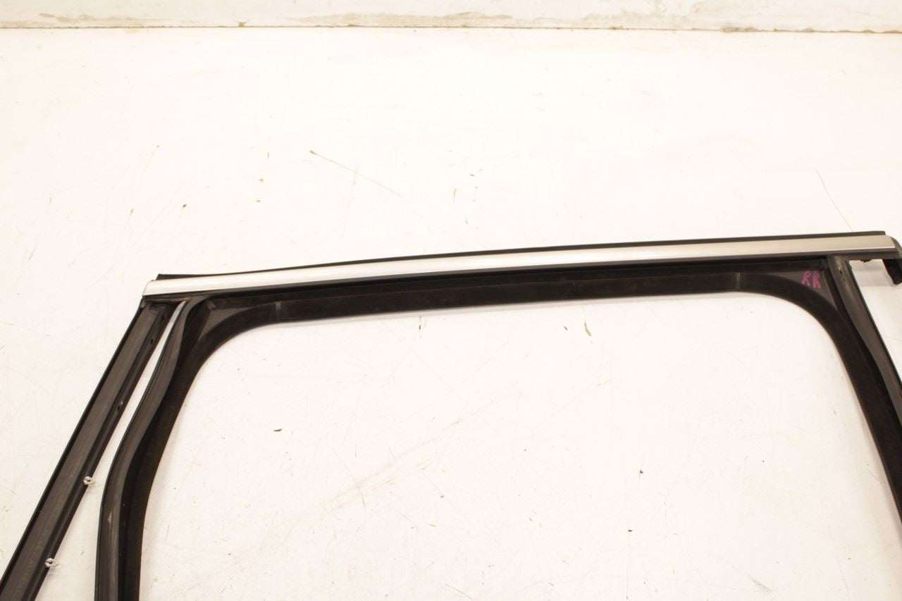11-18 Porsche Cayenne Platinum Rear Right Door Run Channel w/ Belt Outer Molding - Alshned Auto Parts